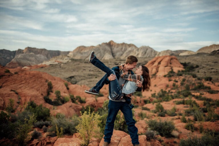 St. George, Utah Engagement Session at Snow Canyon State Park
