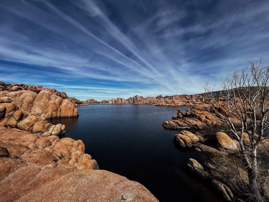 View of Lake Watson, Prescott, Arizona