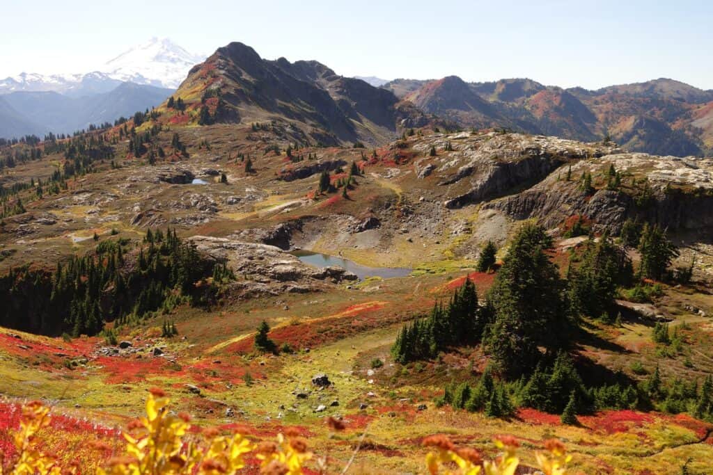 Beautiful Mt. Baker- a great place for a fall elopement in Washington.