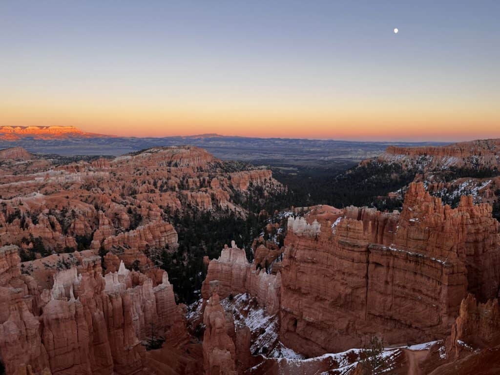 A view overlooking Bryce Canyon National Park - one of the most popular Utah elopement destinations