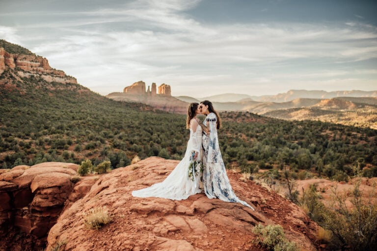 Sedona Courthouse Butte Sunset Elopement